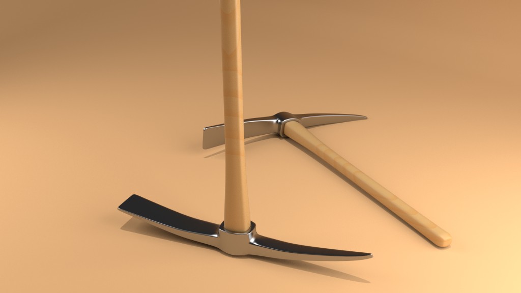 Simple pickaxe for Cycles preview image 1